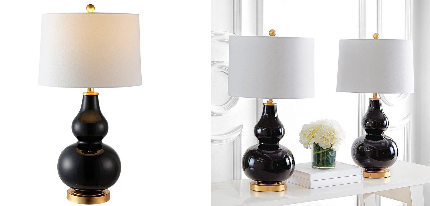 Настольная лампа Loraine Black Table lamp Настольная лампа Loraine Black Table lamp - Loft-Concept в Челябинске