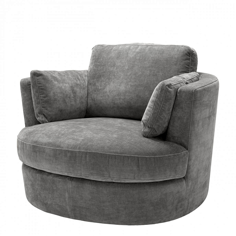 Кресло Eichholtz Chair Clarissa Grey Серый Кресло Eichholtz Chair Clarissa Grey Серый в Челябинске | Loft Concept