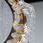 Люстра с подвесными рифлеными стеклянными трубками Nembus варинант исполнения - 20 | Loft Concept в Челябинске