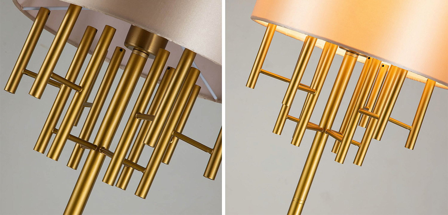 Торшер Oswell Lampshade Floor Lamp Торшер Oswell Lampshade Floor Lamp - Loft-Concept в Челябинске