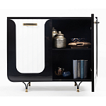 Черно-белый распашной комод Accordo варинант исполнения - 3 | Loft Concept в Челябинске