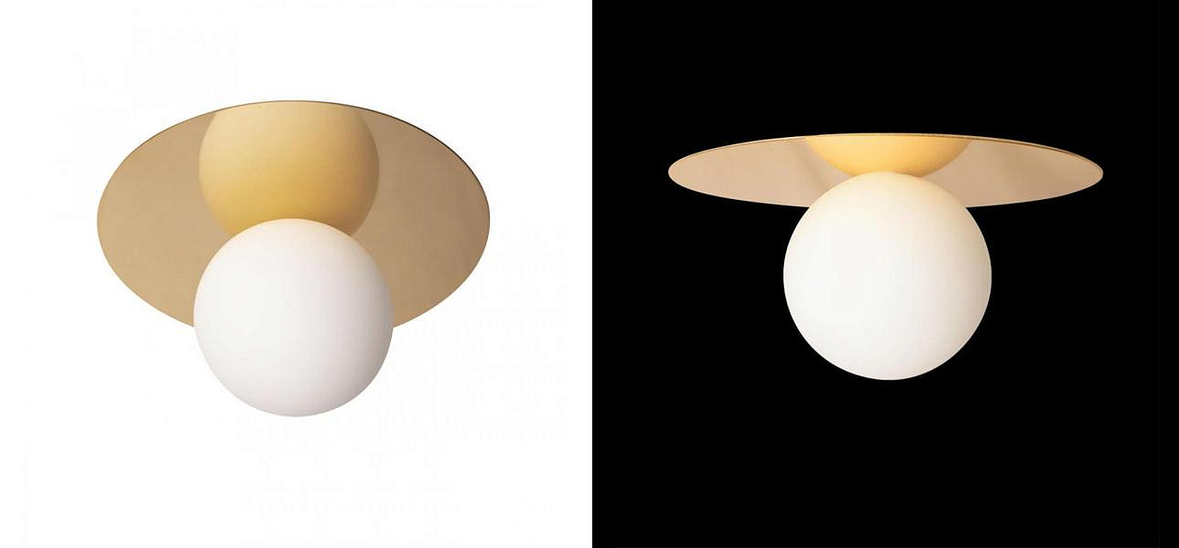 Светильник потолочный MATISSE Gold 25 см Светильник потолочный MATISSE Gold 25 см - Loft-Concept в Челябинске