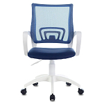 Офисное кресло с основанием из белого пластика Desk chairs Blue варинант исполнения - 4 | Loft Concept в Челябинске