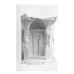 Встраиваемый в стену гипсовый светильник под покраску с колоннами и арками в античном стиле Antiquity Athena варинант исполнения - 8 | Loft Concept в Челябинске