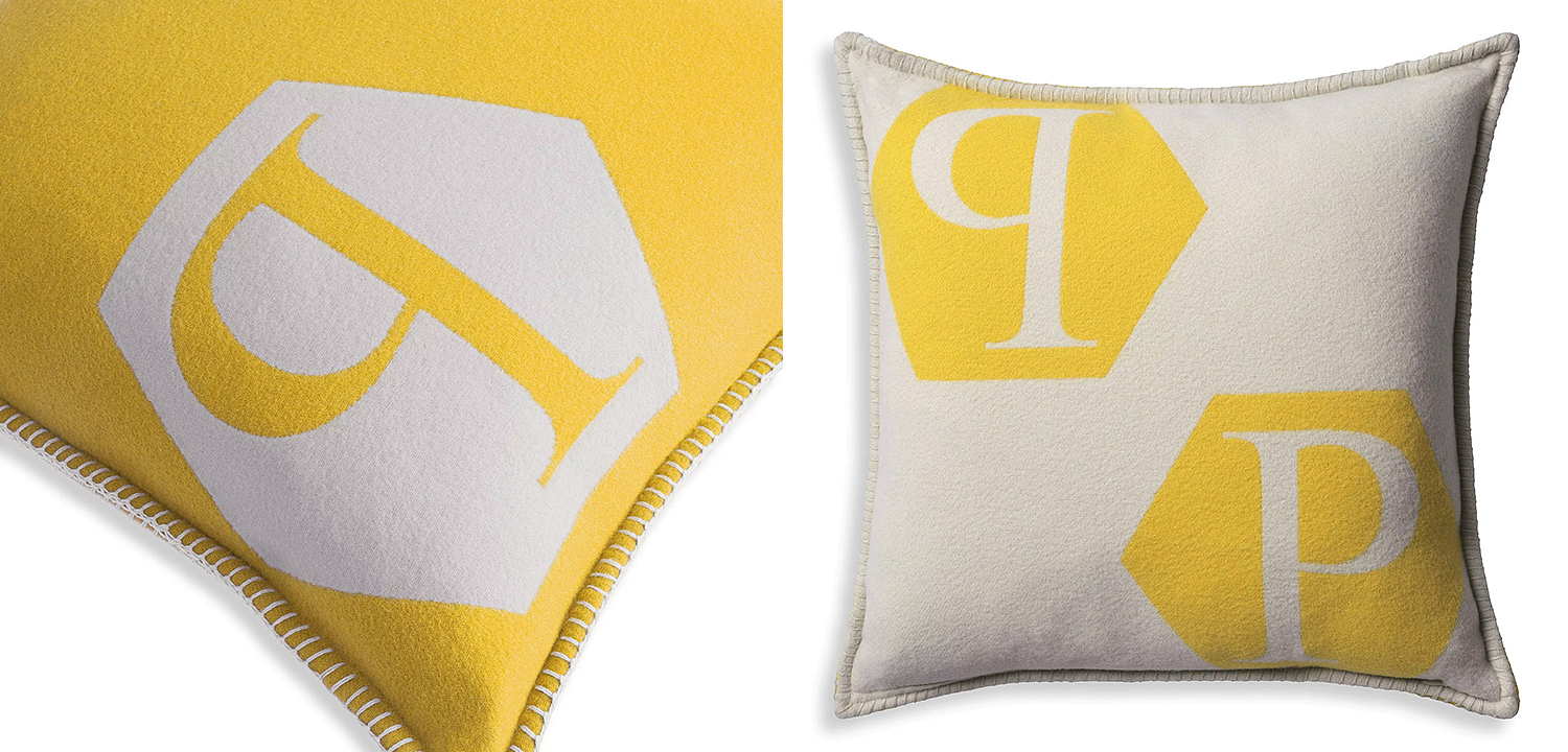 Подушка Philipp Plein Cushion Cashmere Yellow Подушка Philipp Plein Cushion Cashmere Yellow - Loft-Concept в Челябинске