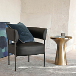 Приставной столик из латуни Grant Brass Side Table варинант исполнения - 5 | Loft Concept в Челябинске