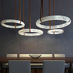 Люстра в форме обруча из натурального камня Minerals of Light варинант исполнения - 7 | Loft Concept в Челябинске