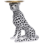 Декоративная статуэтка с подносом Leopard Tray Statuette варинант исполнения - 1 | Loft Concept в Челябинске