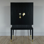 Кабинетный шкаф Elsa Dreams Black с 2-мя ящиками варинант исполнения - 5 | Loft Concept в Челябинске