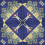 Плитка дизайнерская с узором Мангалоры варинант исполнения - 2 | Loft Concept в Челябинске