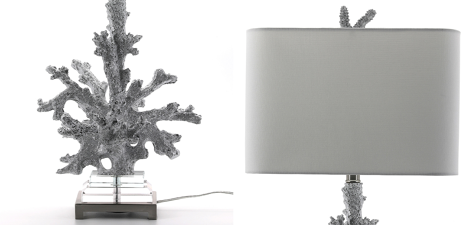 Настольная лампа Coral Grey Table Lamp Настольная лампа Coral Grey Table Lamp - Loft-Concept в Челябинске
