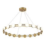 Люстра кольцевая с круглыми светодиодными источниками света Maxine Light варинант исполнения - 9 | Loft Concept в Челябинске