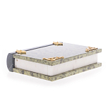 Шкатулка в виде книги из натурального камня змеевик Stone Casket варинант исполнения - 4 | Loft Concept в Челябинске