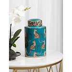 Ваза фарфоровая с крышкой Leopard Ccollection варинант исполнения - 3 | Loft Concept в Челябинске