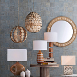 Люстра в форме шара с декором из круглых декоративных элементов Texture Discs варинант исполнения - 4 | Loft Concept в Челябинске