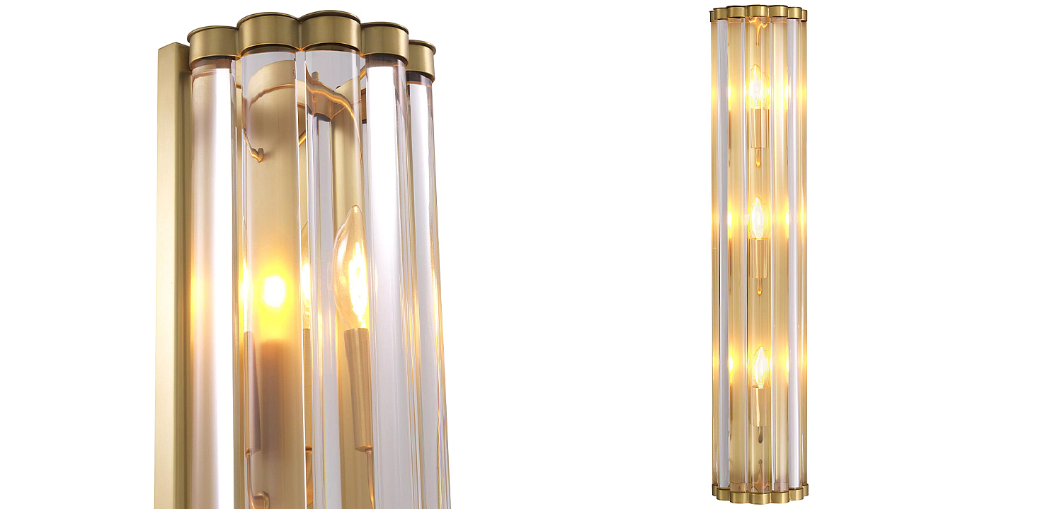 Бра Eichholtz Wall Lamp Amalfi Brass Бра Eichholtz Wall Lamp Amalfi Brass - Loft-Concept в Челябинске