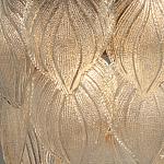 Люстра на цепи с прозрачными стеклянными подвесками в виде листьев Textured Glass Chandelier варинант исполнения - 5 | Loft Concept в Челябинске