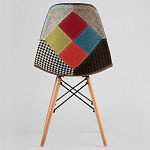 Стул с обивкой в технике пэчворк DSW варинант исполнения - 4 | Loft Concept в Челябинске