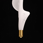 Люстра с белым скрученным плафоном Golden Swirl варинант исполнения - 8 | Loft Concept в Челябинске