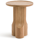 Приставной столик из массива дерева Walnut Triple варинант исполнения - 4 | Loft Concept в Челябинске