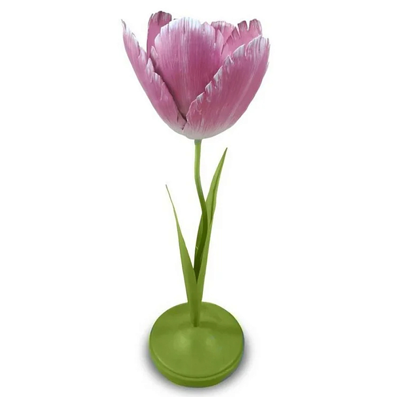 Подсвечник Candleholder Tulip Fancy Зеленый Розовый Подсвечник Candleholder Tulip Fancy Зеленый Розовый в Челябинске | Loft Concept