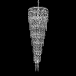 Люстра многоярусная каскадная с хрустальными подвесками Roul Crystal Light варинант исполнения - 3 | Loft Concept в Челябинске