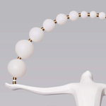 Торшер черно-белая статуэтка Девушка Girl Carries Light Balls варинант исполнения - 3 | Loft Concept в Челябинске