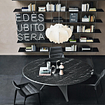 Обеденный стол круглый с фигурными ножками Arc варинант исполнения - 1 | Loft Concept в Челябинске