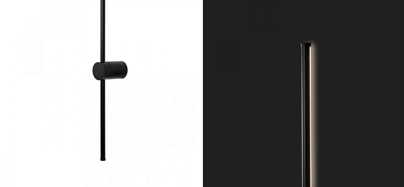 Бра светодиодное Trumpet Tube Fully Black Бра светодиодное Trumpet Tube Fully Black - Loft-Concept в Челябинске