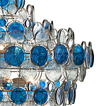 Люстра с каскадом из круглых декоративных элементов Harmony of Light варинант исполнения - 1 | Loft Concept в Челябинске