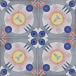 Плитка дизайнерская с узором Элемент варинант исполнения - 3 | Loft Concept в Челябинске