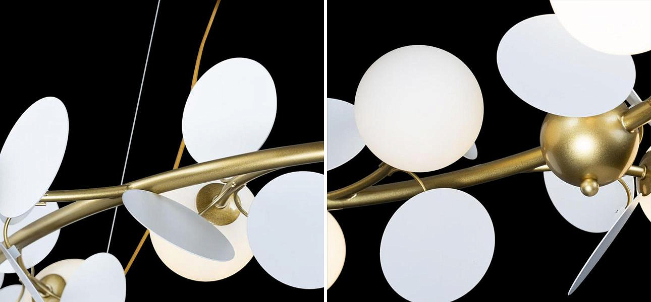 Люстра MATISSE Chandelier White диаметр 130 Люстра MATISSE Chandelier White диаметр 130 - Loft-Concept в Челябинске