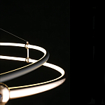 Люстра подвесная светодиодная Dаiana круглая варинант исполнения - 4 | Loft Concept в Челябинске