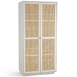 Шкаф с двумя дверцами из плетеного ротанга Tomio Wicker Furniture варинант исполнения - 2 | Loft Concept в Челябинске