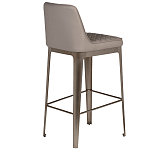 Стул барный светло-серый из экокожи Spectacular High Bar Stool варинант исполнения - 2 | Loft Concept в Челябинске