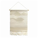 Панно из шерсти и хлопка с узором Beige Calista Serene варинант исполнения - 2 | Loft Concept в Челябинске