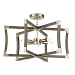 Подвесной светильник в форме фонаря серый Gray Eco Lantern варинант исполнения - 2 | Loft Concept в Челябинске