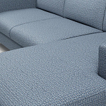 Мебельная ткань Шенилл голубой цвет 142 см T4-49 варинант исполнения - 8 | Loft Concept в Челябинске