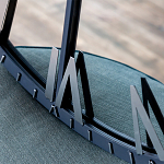 Часы настенные зеркальные с серебряным металлическим циферблатом Mirror Tower Clock варинант исполнения - 4 | Loft Concept в Челябинске