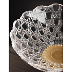 Чаша стеклянная прозрачная на бронзовой подставке с фигуркой девушки Eden Garden варинант исполнения - 7 | Loft Concept в Челябинске