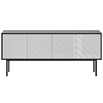 Длинная тумба с зеркальным декором Serena варинант исполнения - 4 | Loft Concept в Челябинске