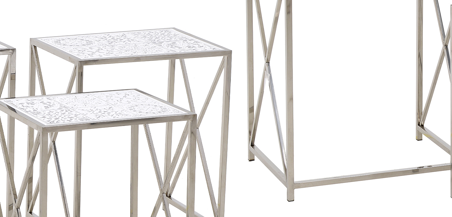 Комплект из 3-х приставных столов Hadiya Side Tables Комплект из 3-х приставных столов Hadiya Side Tables - Loft-Concept в Челябинске
