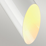 Подвесной светильник белого цвета с вытянутым цилиндрическим плафоном с косым срезом Elstead Lighting варинант исполнения - 5 | Loft Concept в Челябинске