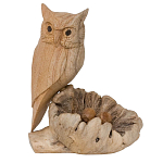 Статуэтка из дерева сова Animals of the World варинант исполнения - 4 | Loft Concept в Челябинске