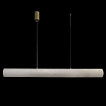 Подвесной светильник линейный цилиндрической формы из натурального алебастра Alabaster Geometry варинант исполнения - 2 | Loft Concept в Челябинске