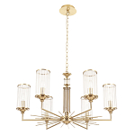 Люстра с 6-ю цилиндрическими стеклянными плафонами Jeanette варинант исполнения - 4 | Loft Concept в Челябинске