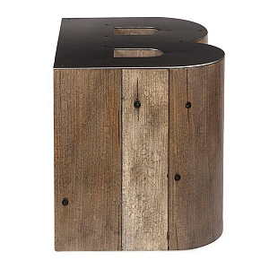 Столик Wooden Alphabet B Side Table