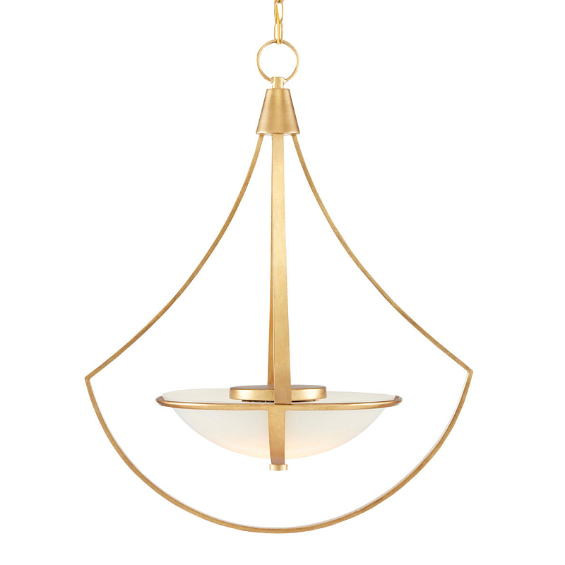 Люстра золотая светодиодная Graduated Bell Золотой в Челябинске | Loft Concept 