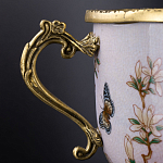 Фарфоровая чаша с бронзовыми элементами Eden Garden варинант исполнения - 5 | Loft Concept в Челябинске