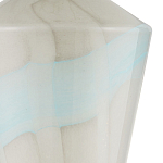 Настольная лампа стеклянная с тканевым абажуром Edges варинант исполнения - 1 | Loft Concept в Челябинске